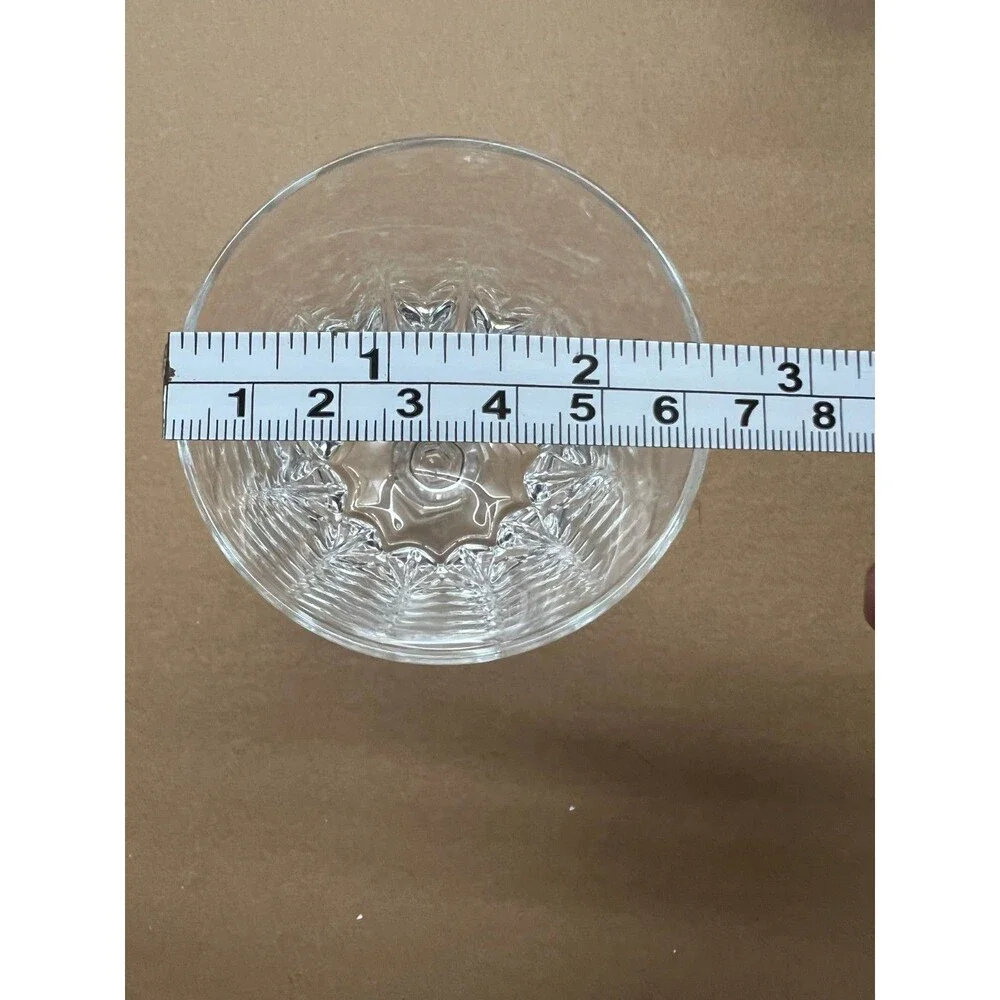 5 Crystal Cordial Glasses Vintage Stemware - Cristal d'Arque - no chips